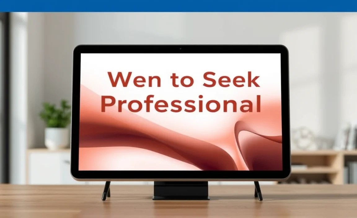 When to Seek Professional Help