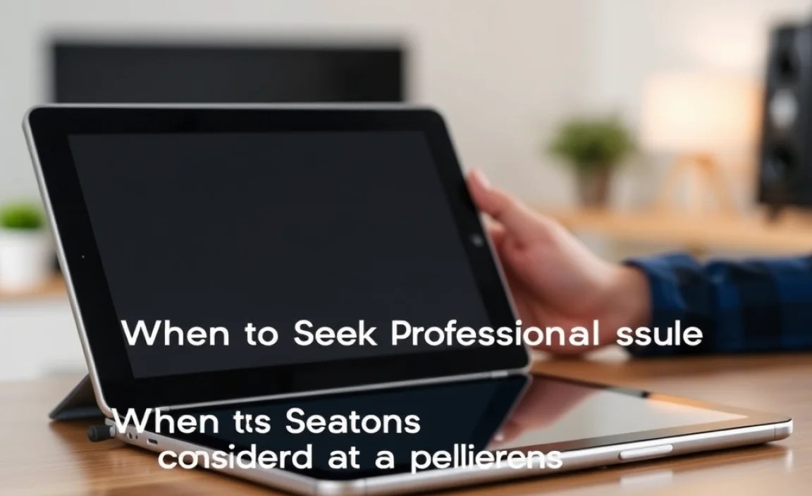 When to Seek Professional Help or Consider a Replacement
