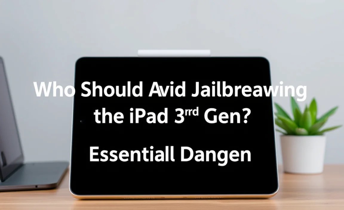 Who Should Avoid Jailbreaking the iPad 3rd Gen?