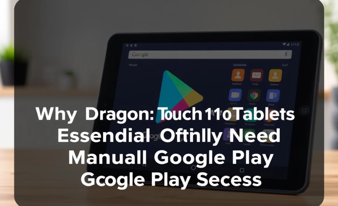 Why Dragon Touch Tablets Often Need Manual Google Play Setup
