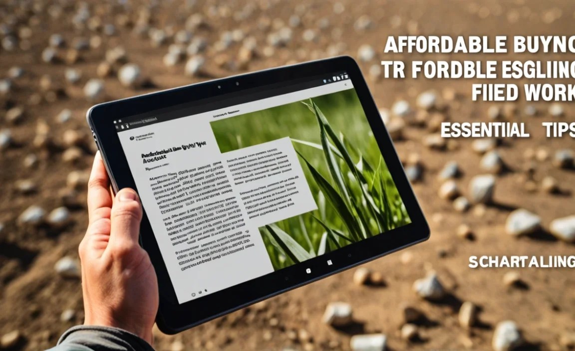 Affordable Tablets For Field Work: Essential Buying Tips