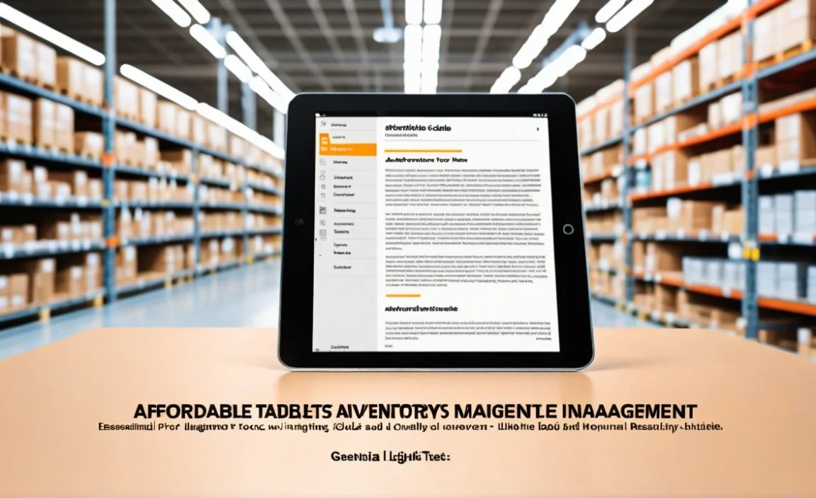 Affordable Tablets For Inventory Management: Essential Guide