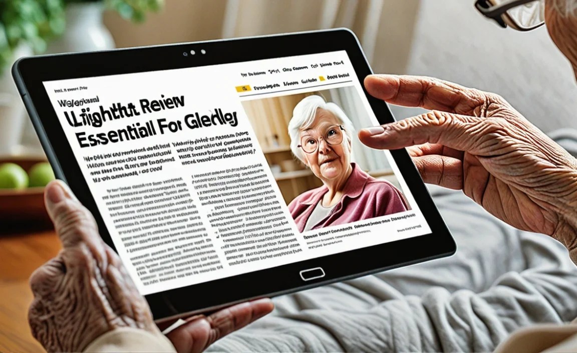 Lightweight Tablets for Elderly Review: Essential Guide