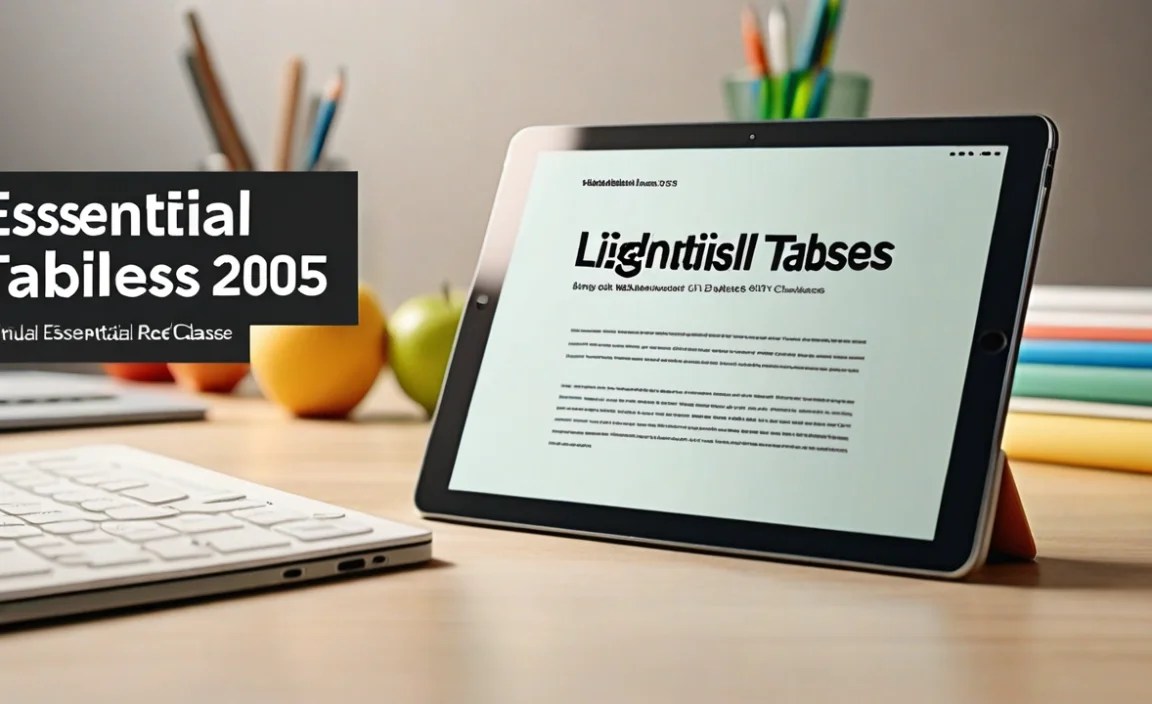 Lightweight Tablets for Online Classes: Essential 2025