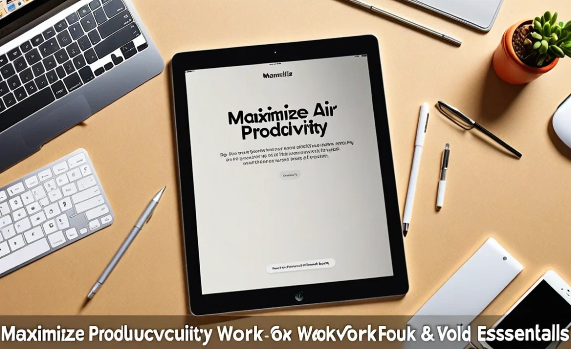 Maximize Productivity: Ipad Air For Work Essentials