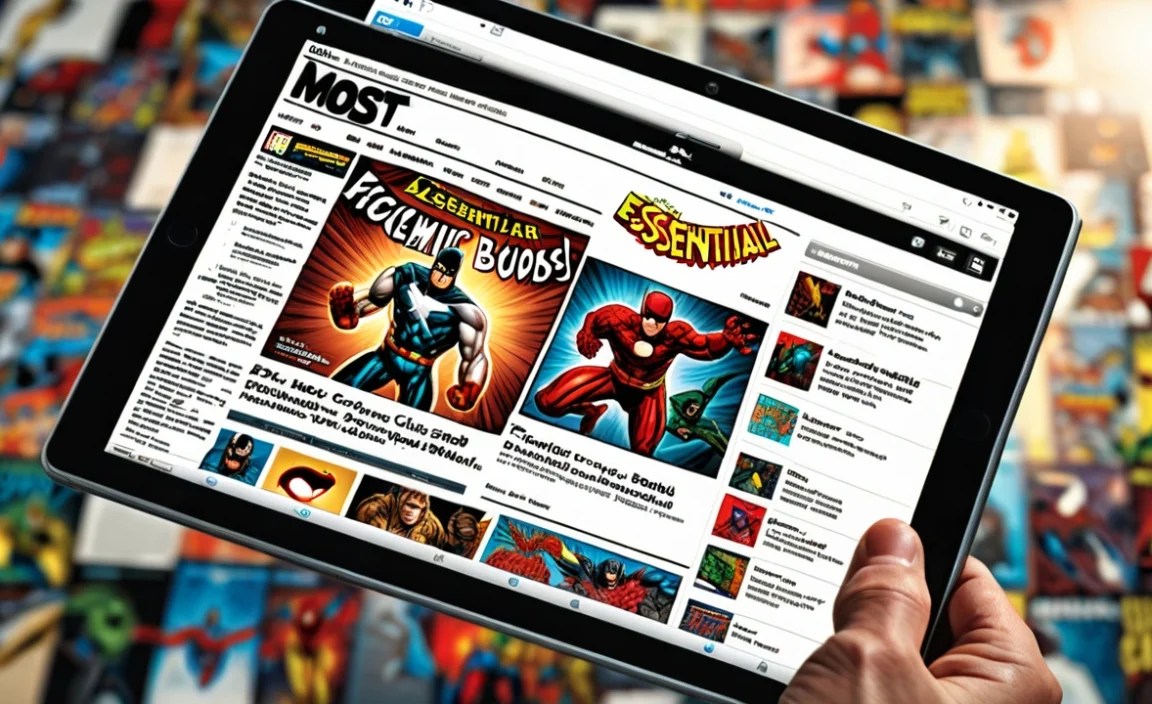 Most Popular Tablets For Comic Books: Essential Guide