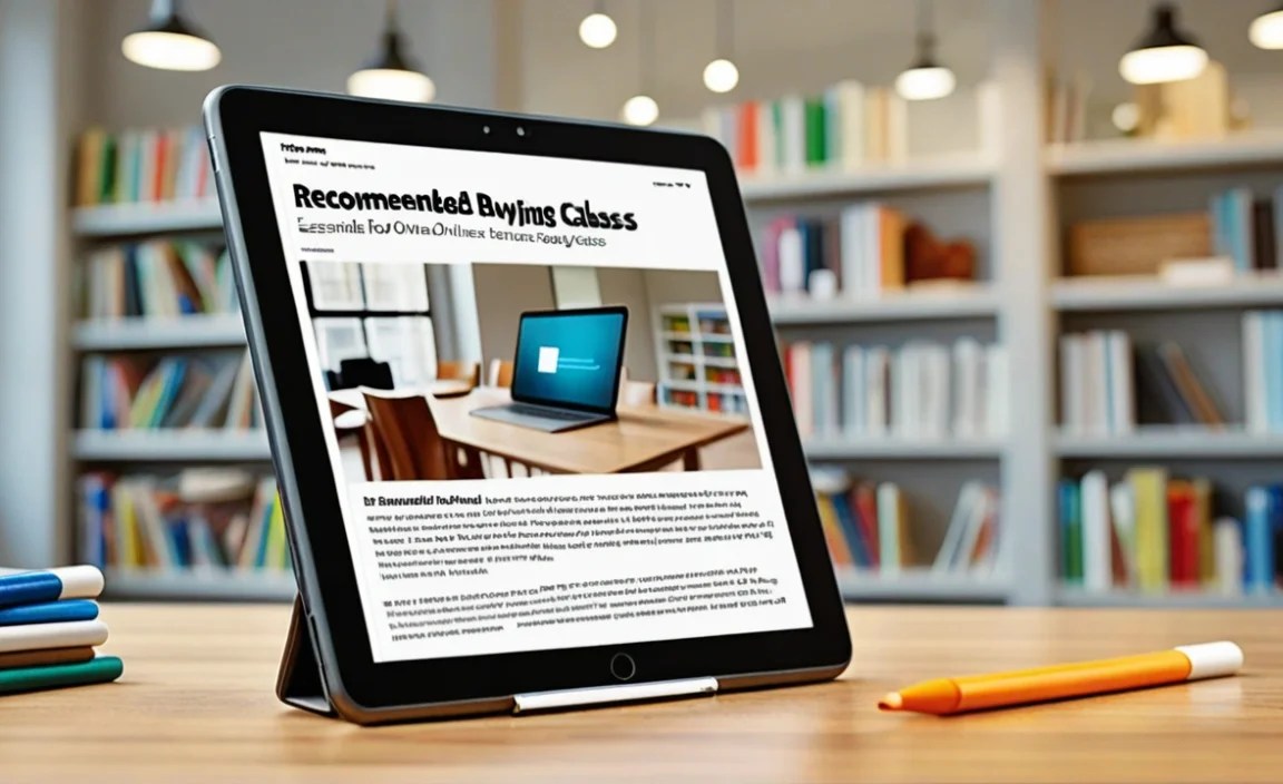 Recommended Tablets For Online Classes: Essential Buying