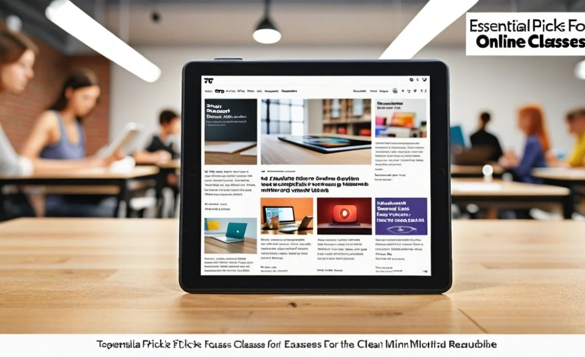 Top Tablets For Online Classes: Essential Picks Reviewed