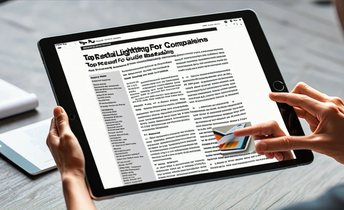 Top Tablets For PDF Reading Comparison: Essential Guide