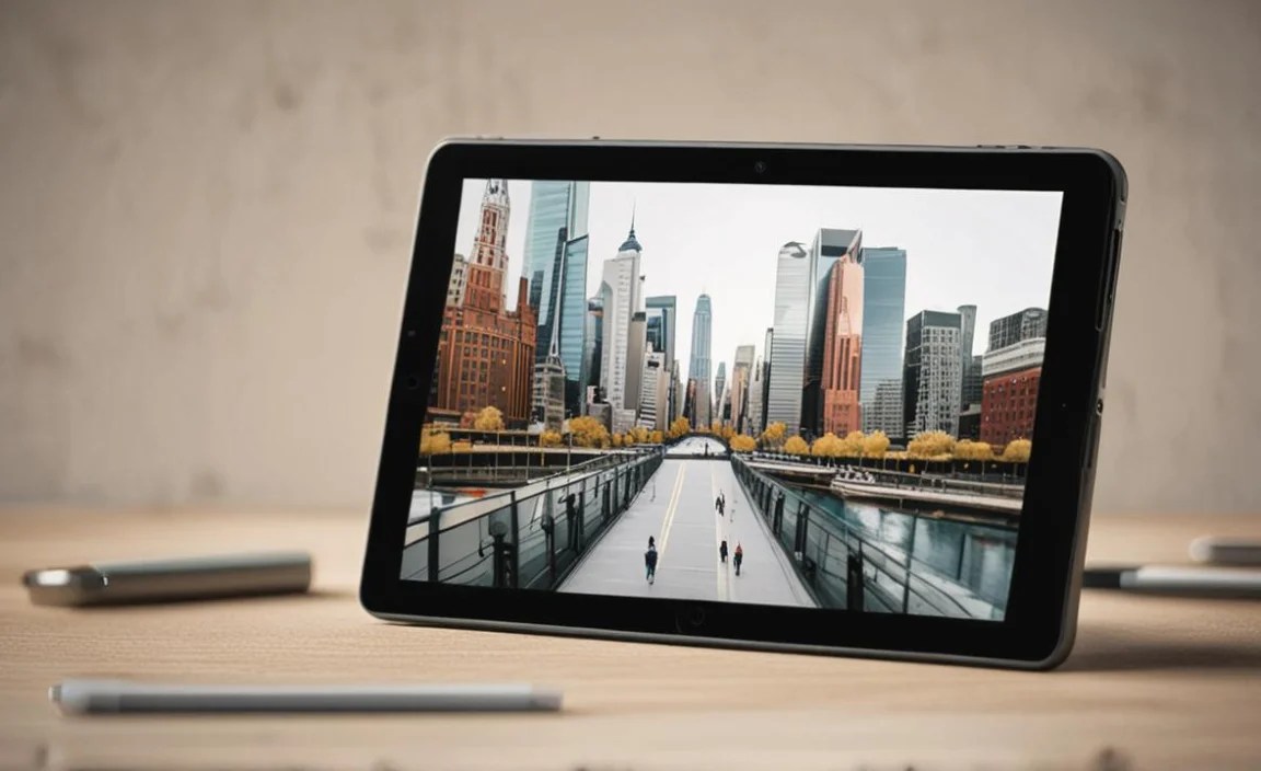 Connect an external camera to your tablet