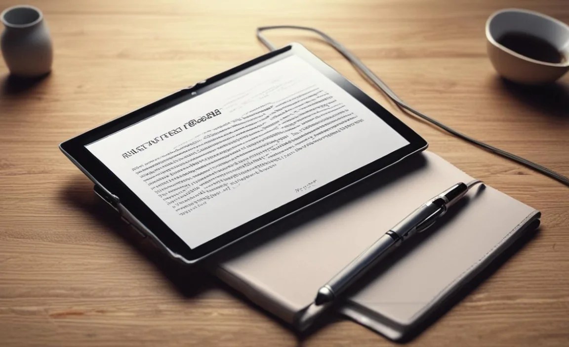 Table: Quick Comparison of Top Note-Taking Tablets
