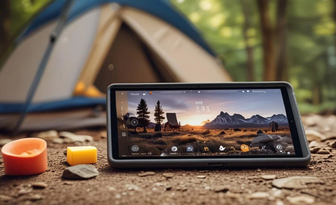 Tips for Using Your Tablet Safely While Camping