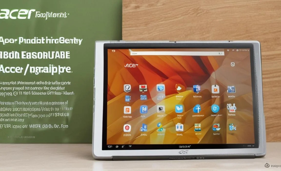 Acer Budget Tablet: Key Manufacturer Specs Explained!