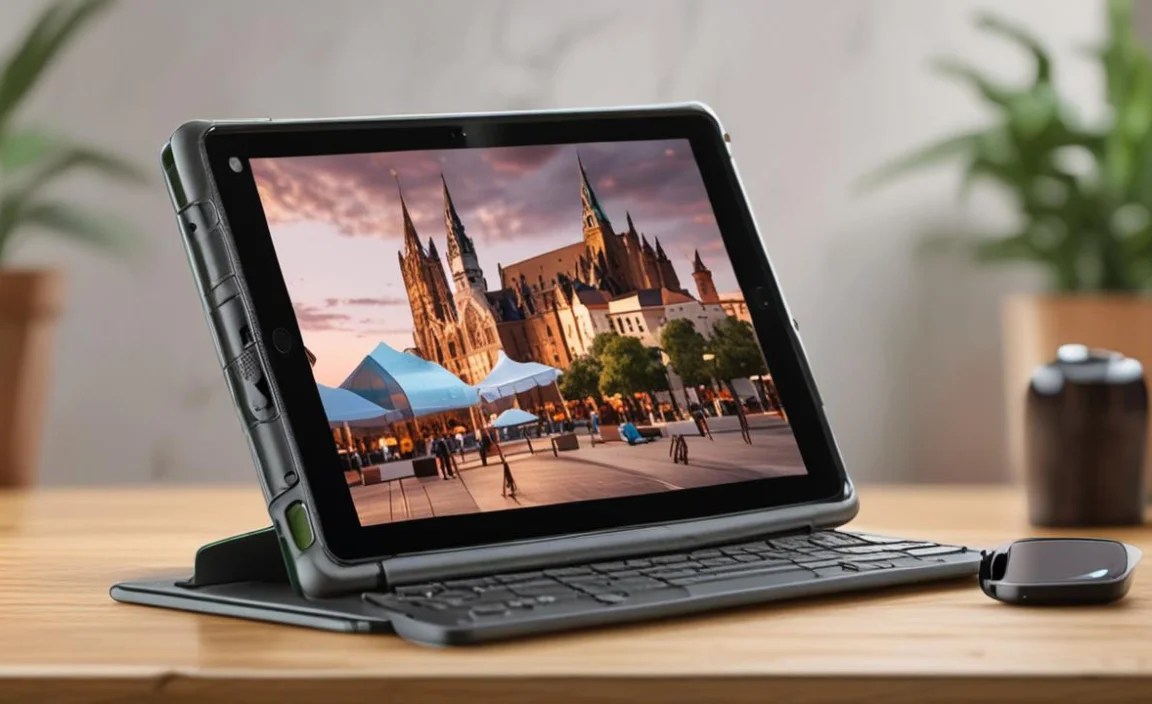 Built-in Folding Stands