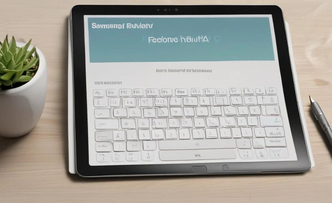 Enhance Productivity With Samsung Tablet & Keyboard Combo