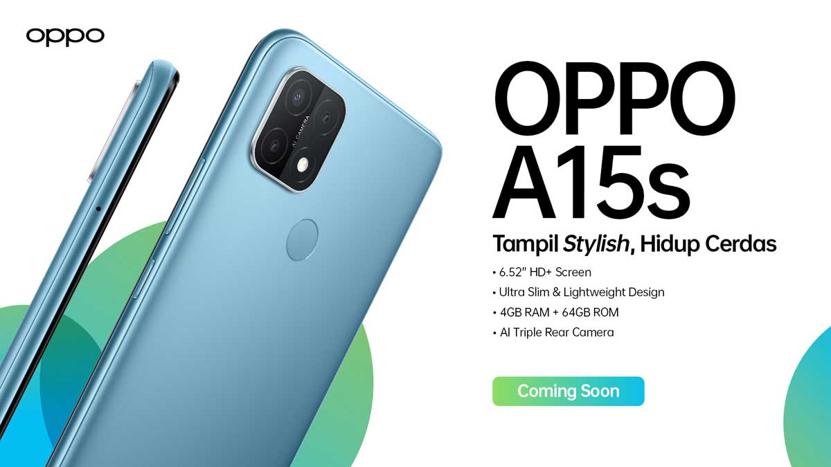 OPPO A15s, Pilihan Baru dengan Memori Lebih Besar tabloidpulsa.id
