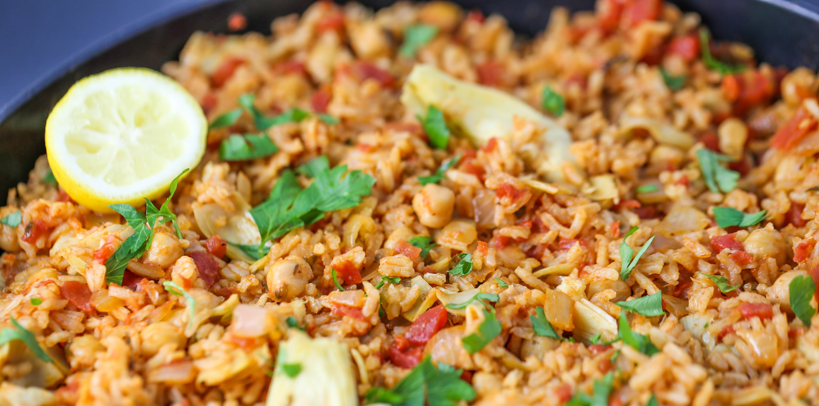 Spanish Chickpeas and Rice Tabs & Tidbits