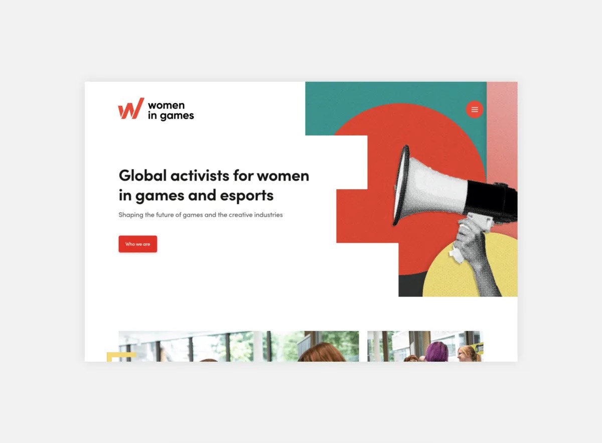 Launch Women in Games website • TAC Design • Newcastle upon Tyne