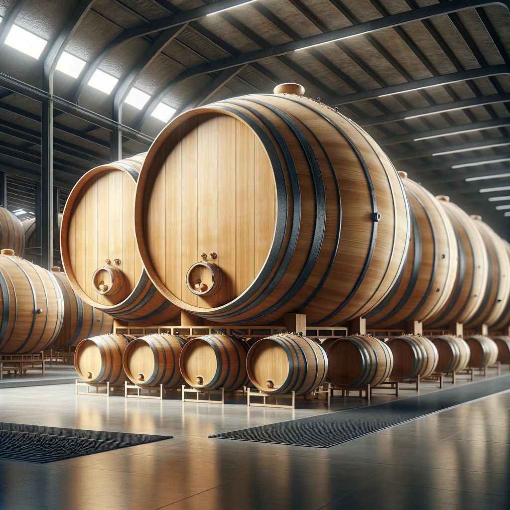 Types of wine barrels Taca de vi