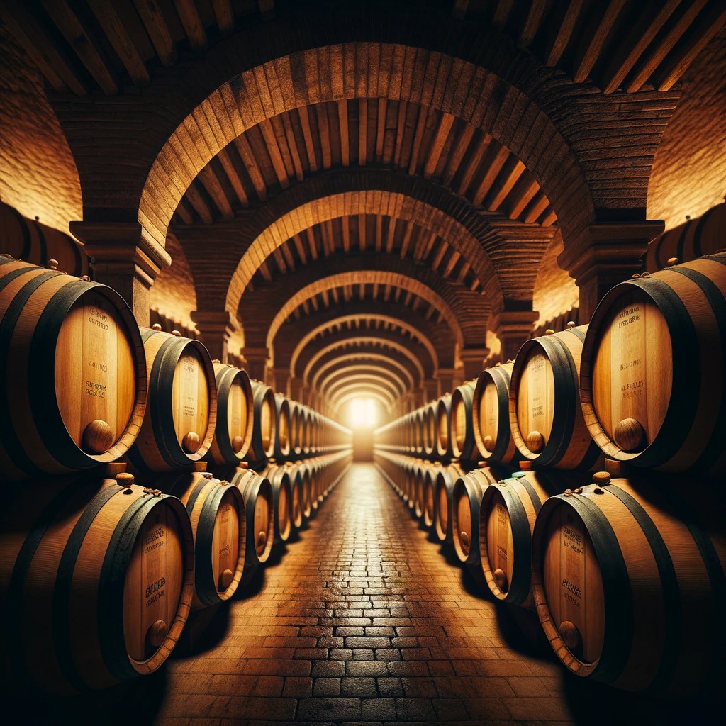 Types of wine barrels Taca de vi