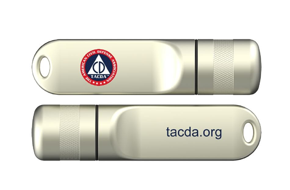 EMP Resistant Waterproof USB Drive Preloaded with TACDA Resources The
