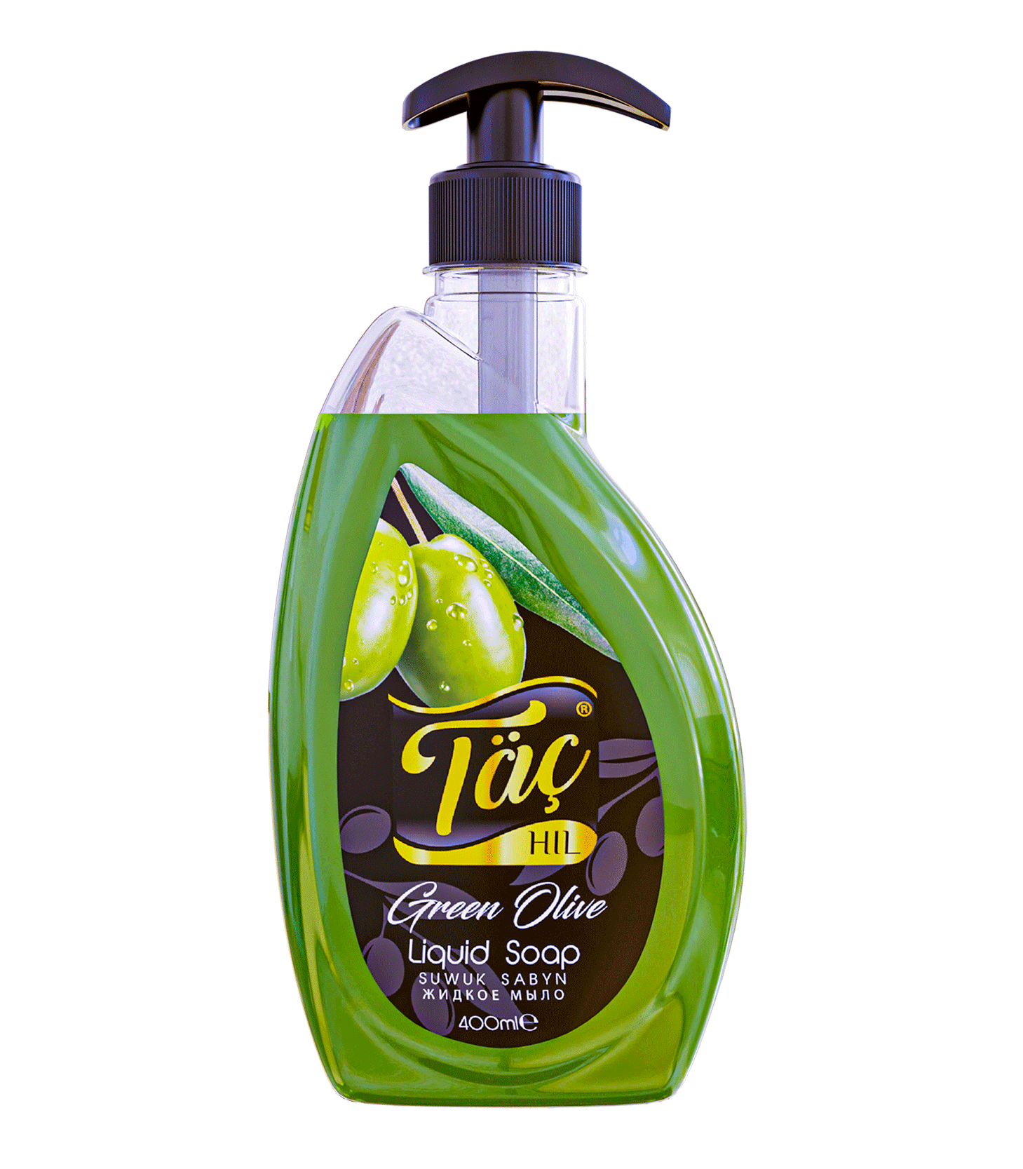Green Olive Liquid Soap 400 ml Täç Hil