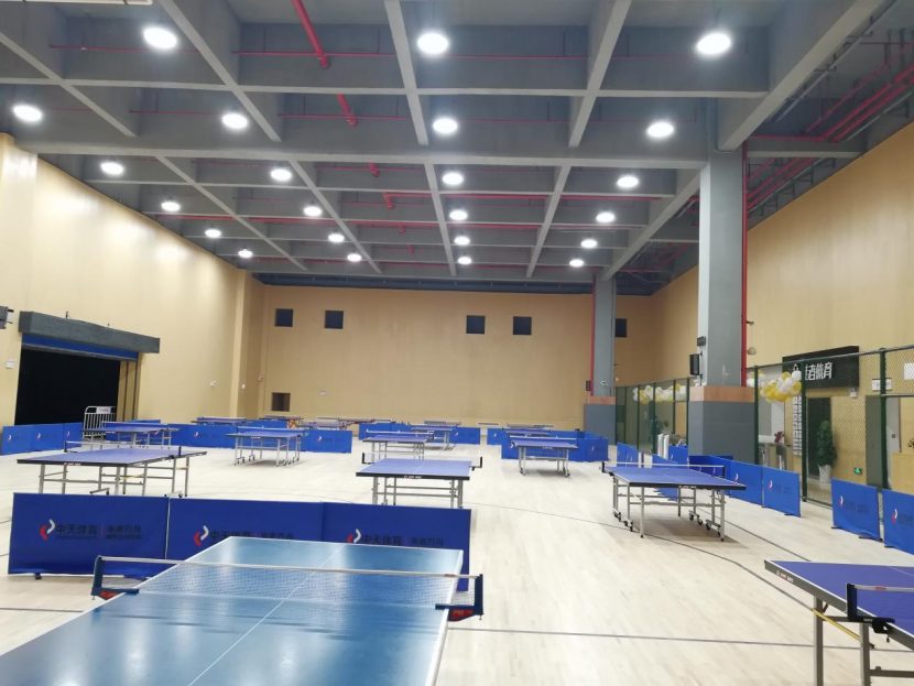 Table Tennis Court Lighting Design TACHYON Light