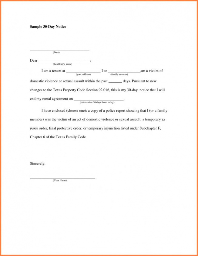 Professional Template Notice To Quit Tenancy PDF Example Tacitproject