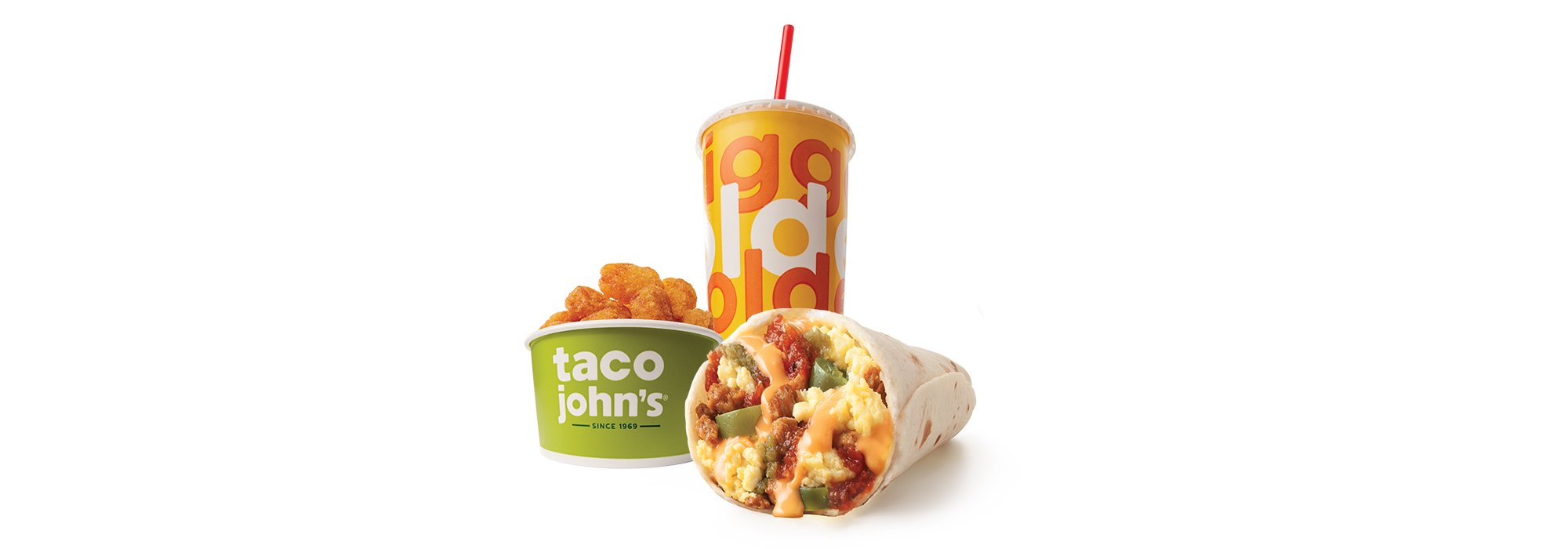 Spicy Chorizo Breakfast Burrito Combo Taco John's