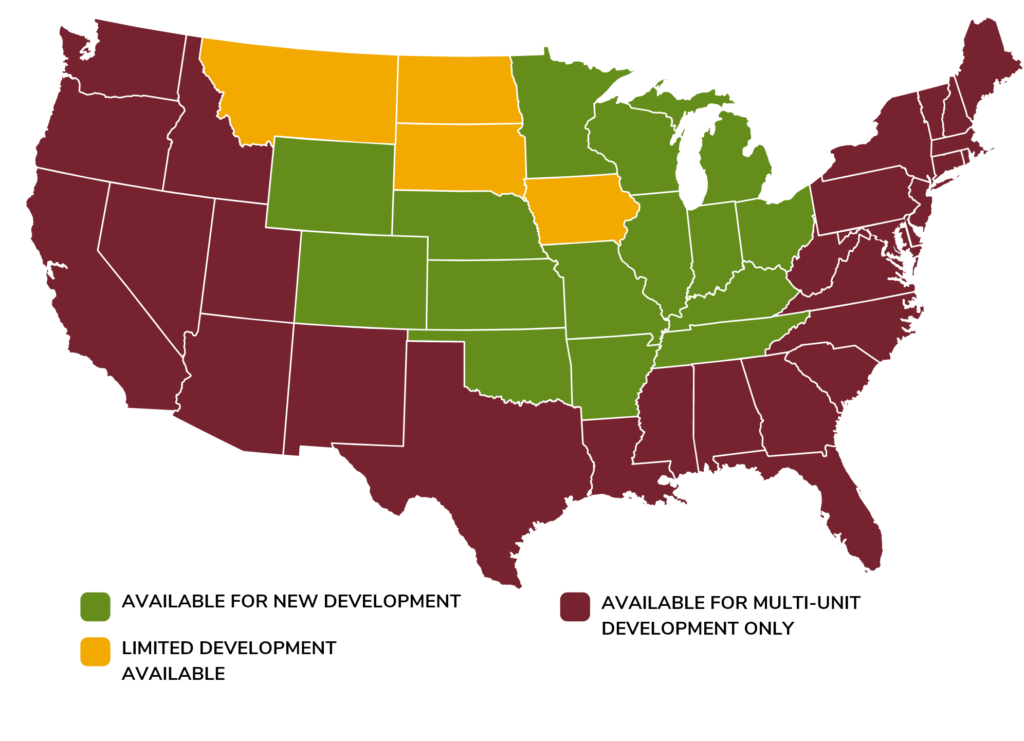 Bring a franchise to market and expand Taco John’s territory.