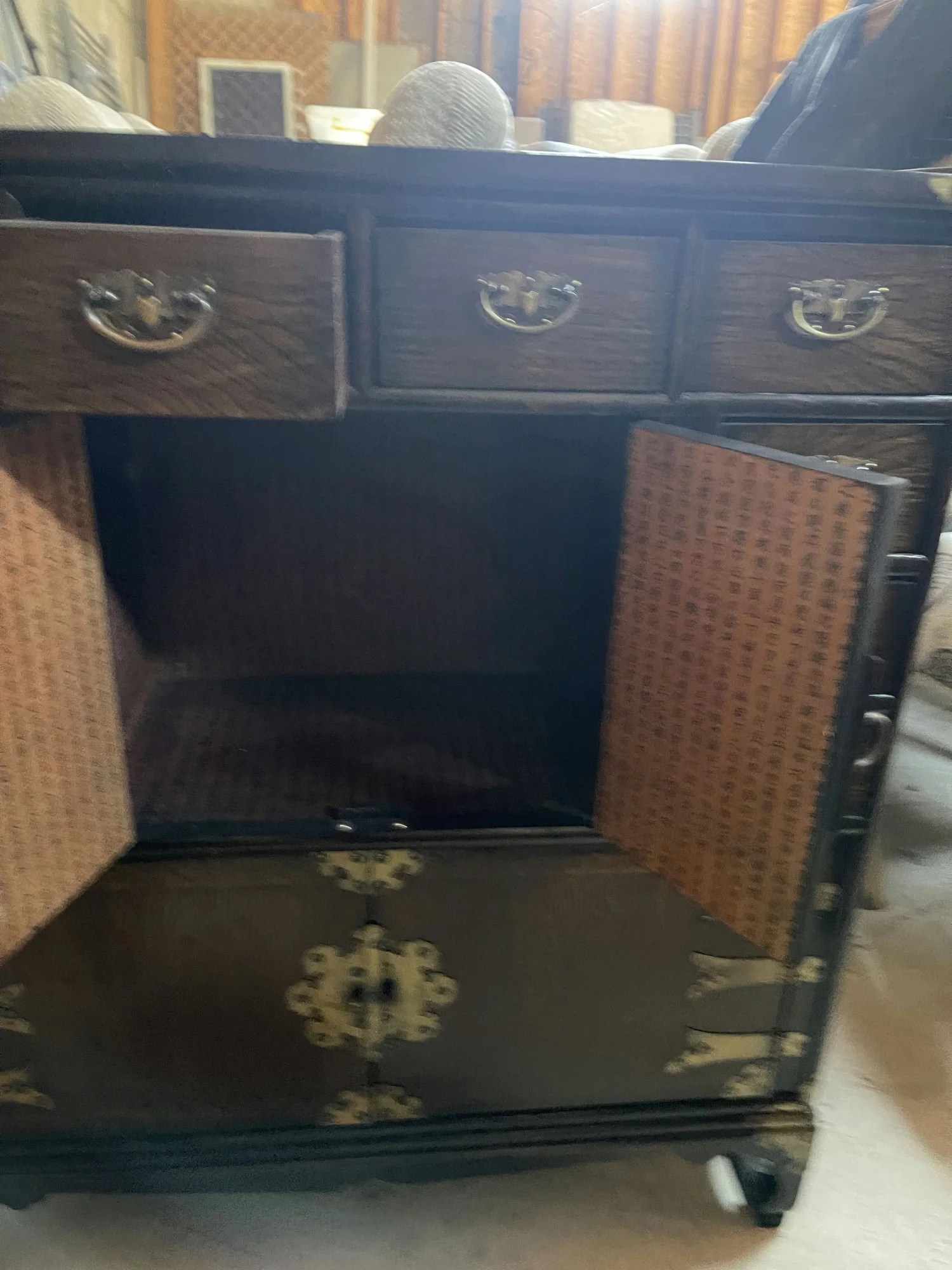 Antique Korean Medicine 42.5" x 27" Consignment