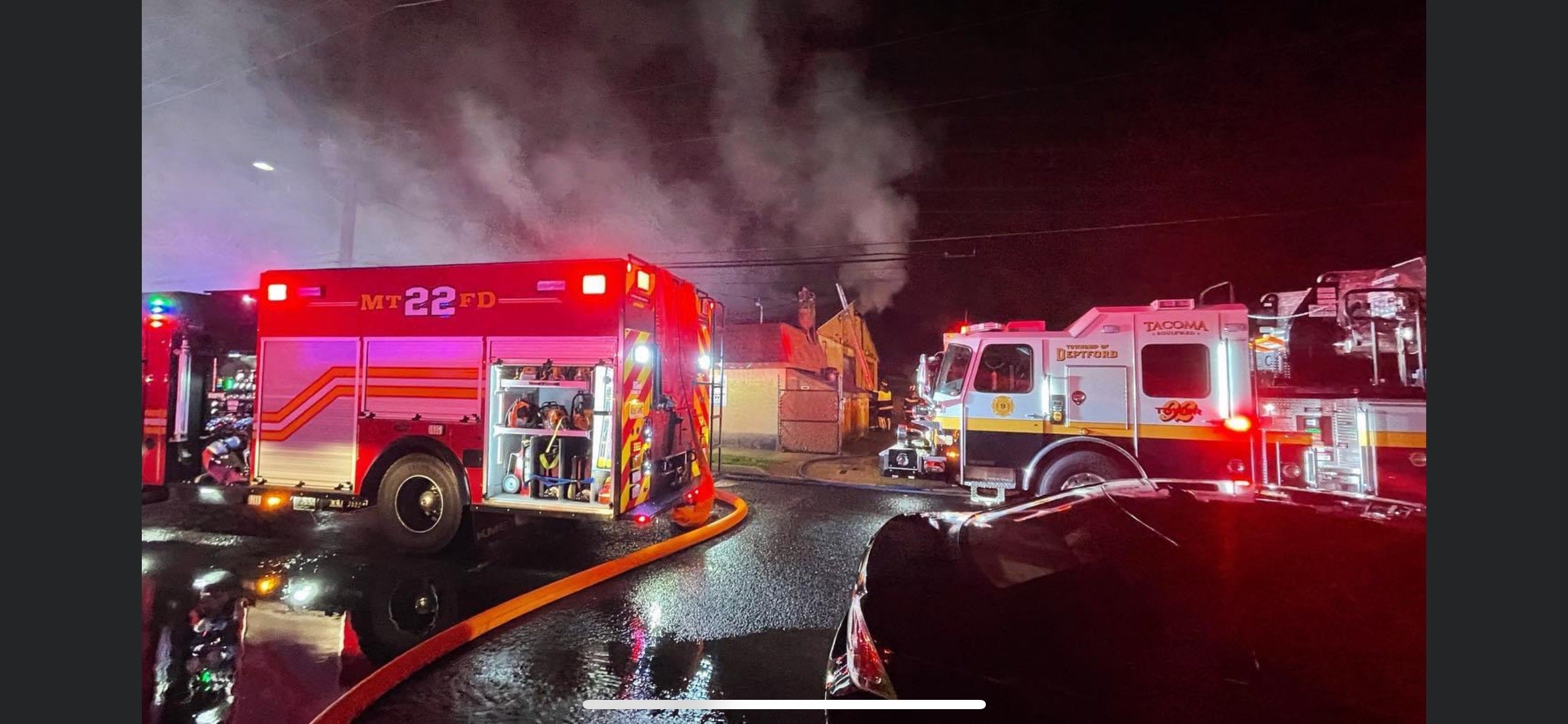 Tower 926 Responds To Building Fire In Woodbury Fire Company