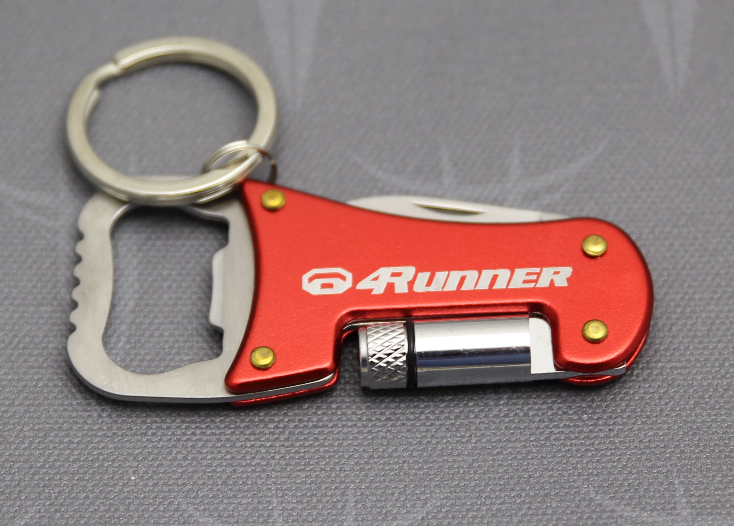Toyota 4Runner Keychain Flashlight Box Opener Bottle Opener Taco