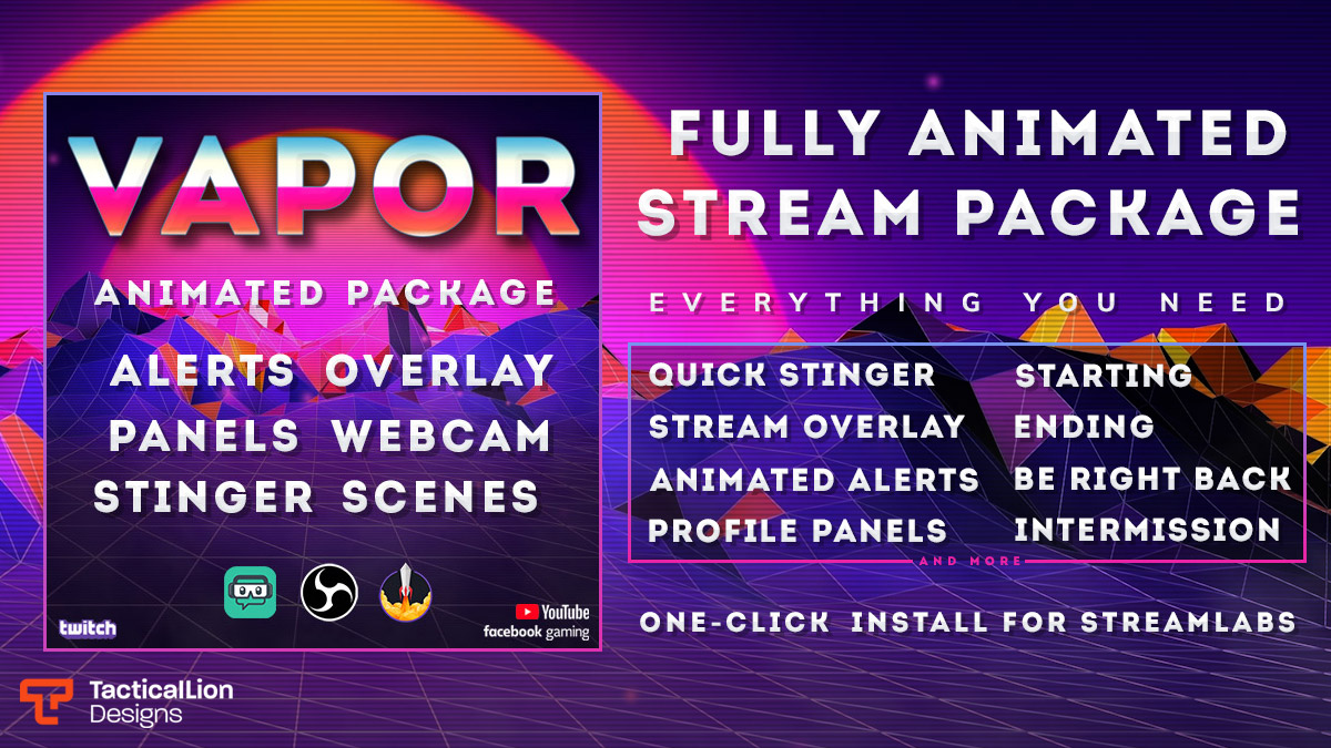 Vapor Animated Package TacticalLionDesigns