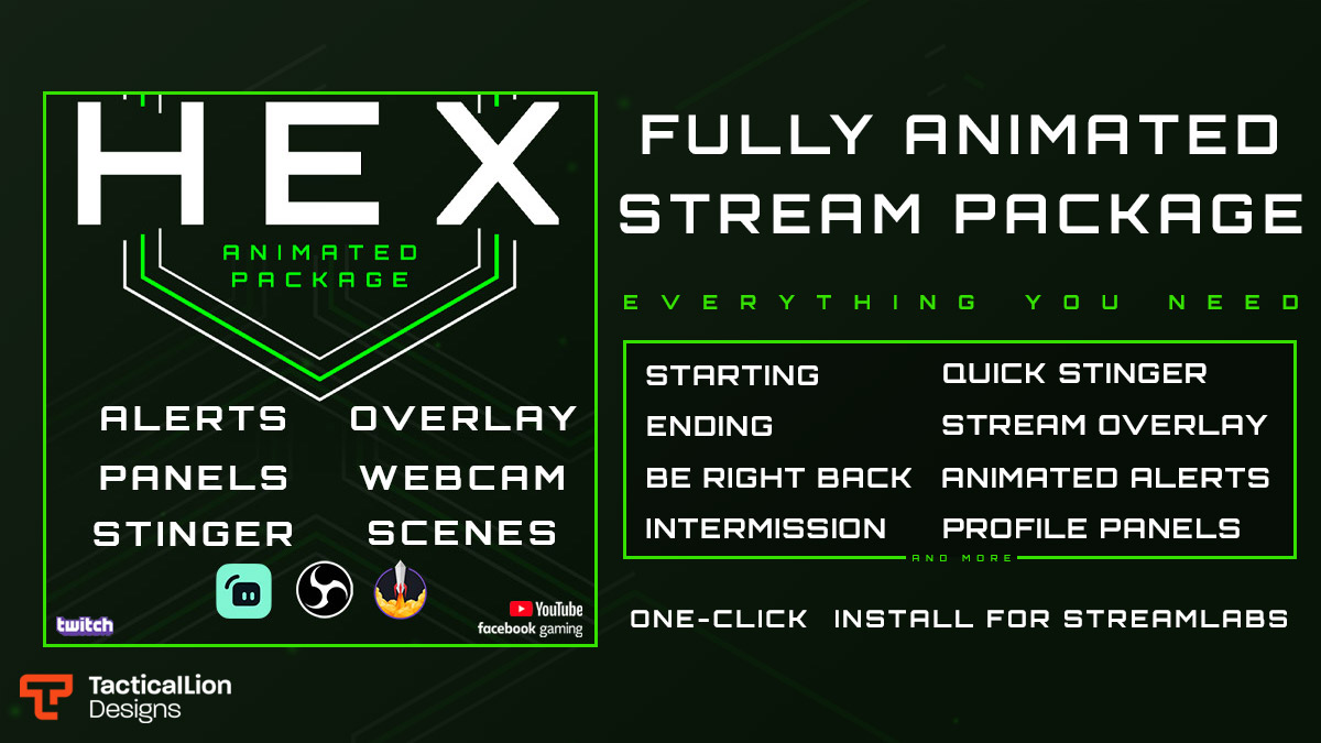 Hex Stream Package TacticalLionDesigns