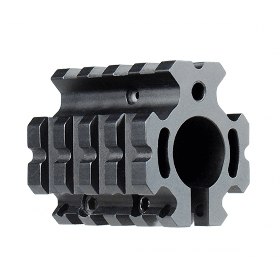 UTG PRO AR15 LOWPRO QUADRAIL GAS BLOCK FOR .75″ BARREL Tactical