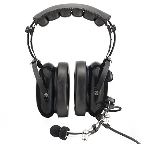 KORE AVIATION P1 Series PNR Pilot Aviation Headset Black