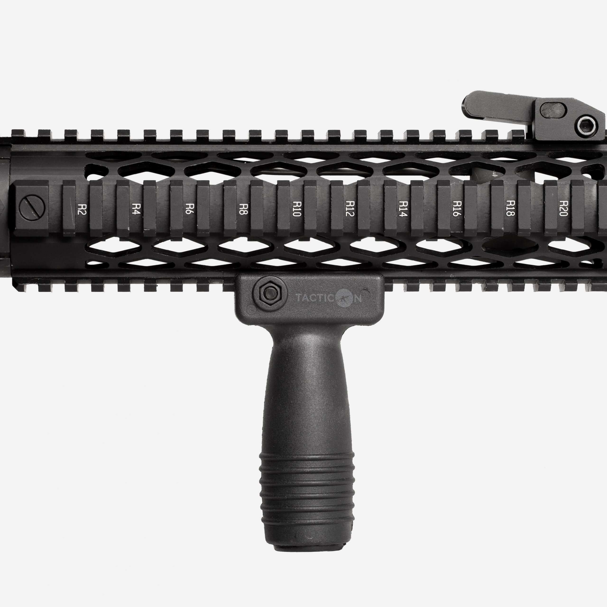 BattleGrip 7 Vertical Rifle Foregrip Black & FDE Tan Tacticon