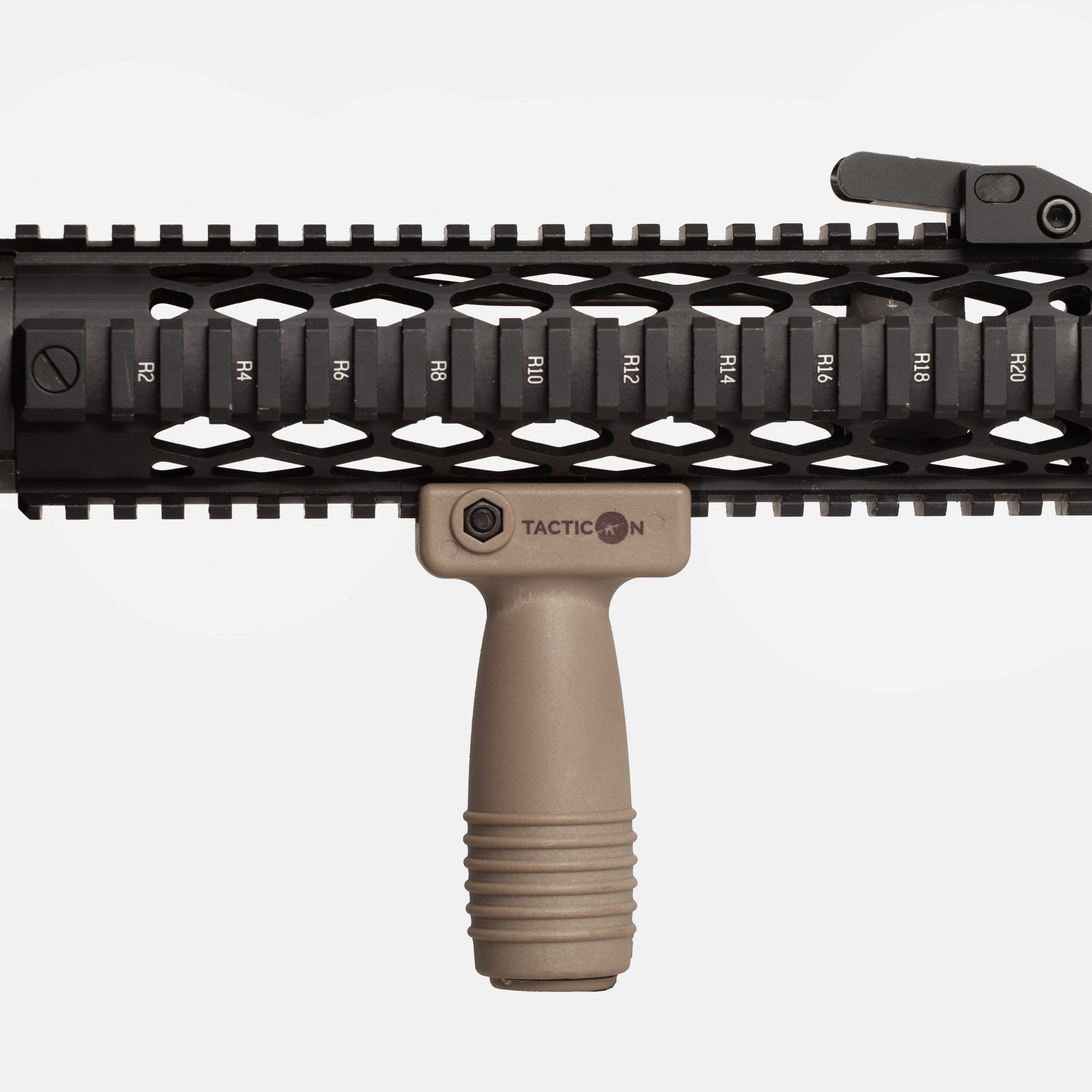 BattleGrip 7 Vertical Rifle Foregrip Black & FDE Tan Tacticon Armament Tactical Firearm