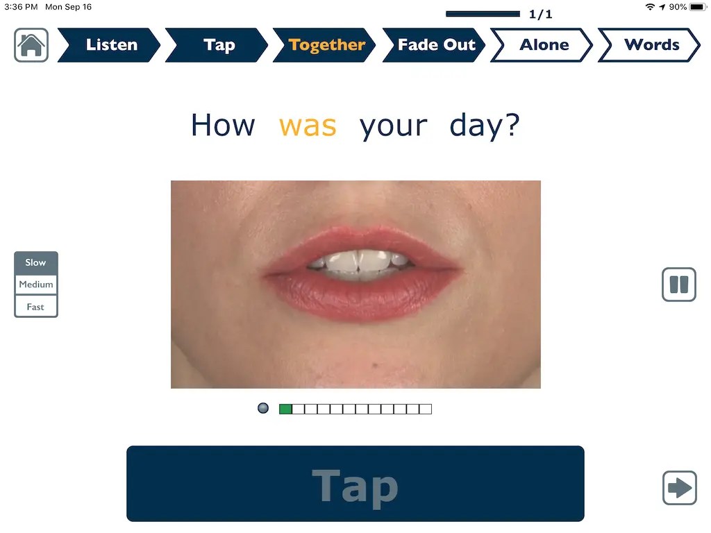 Tactus Therapy Speech Therapy Apps for Adults with Aphasia after Stroke