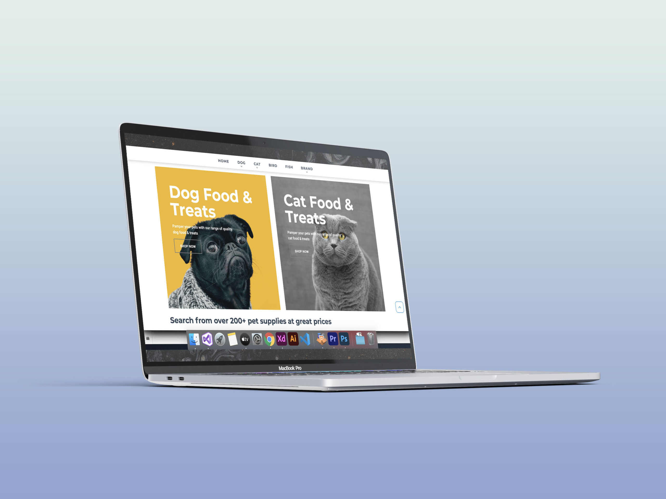 Branding and website for Express Pet Supplies