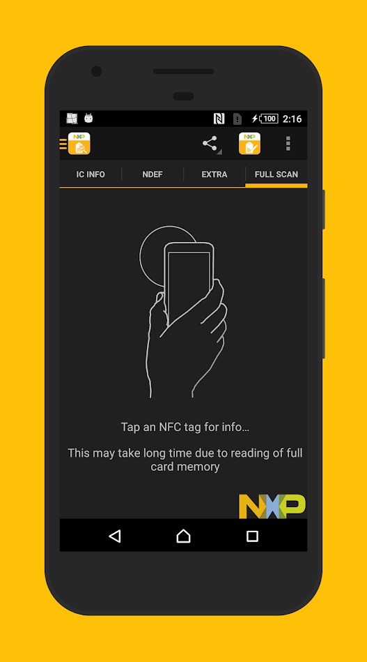 Using NXP TagInfo To Read NFC Tags