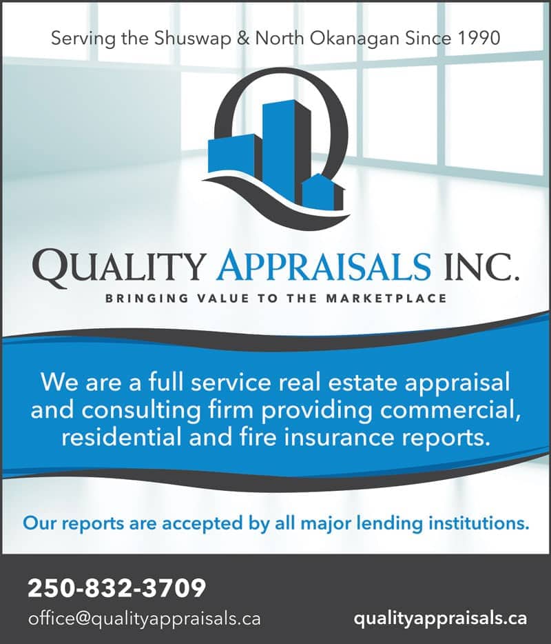 Quality Appraisals Tag Design Co. Vernon, BC