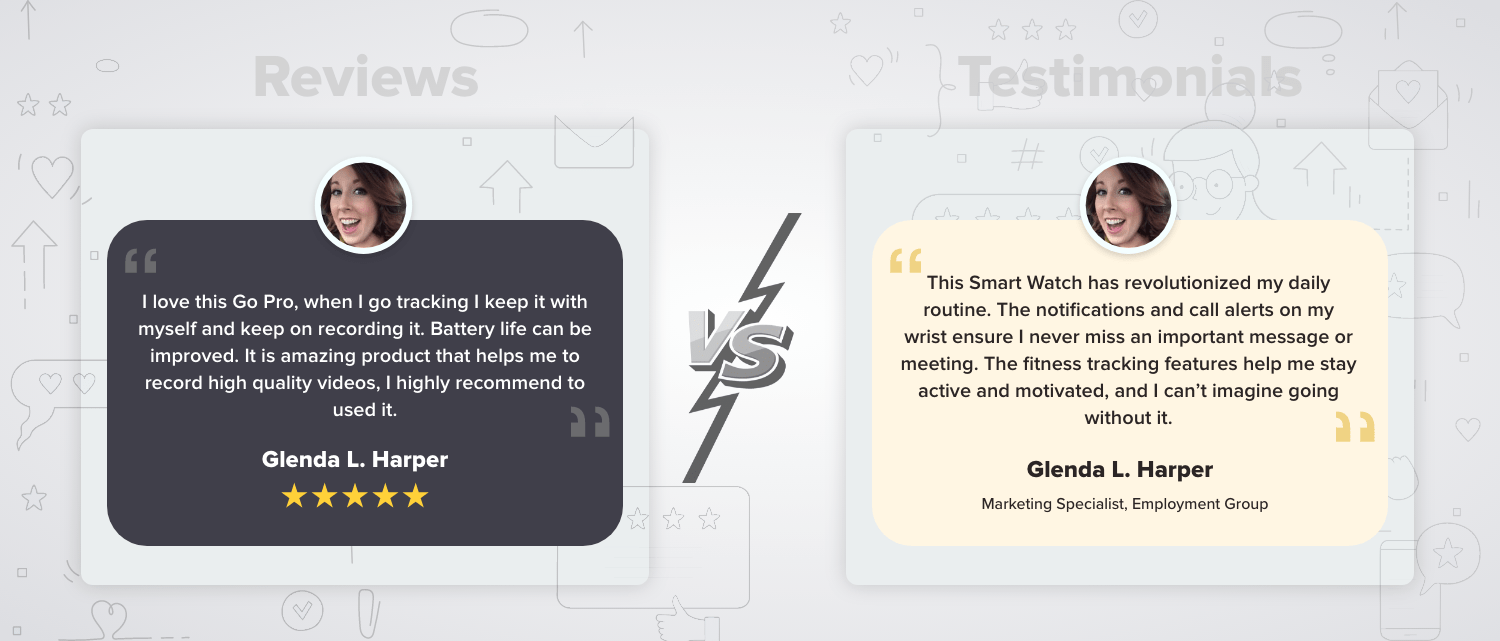 Closer Look At Customer Testimonials vs Customer Reviews(03)