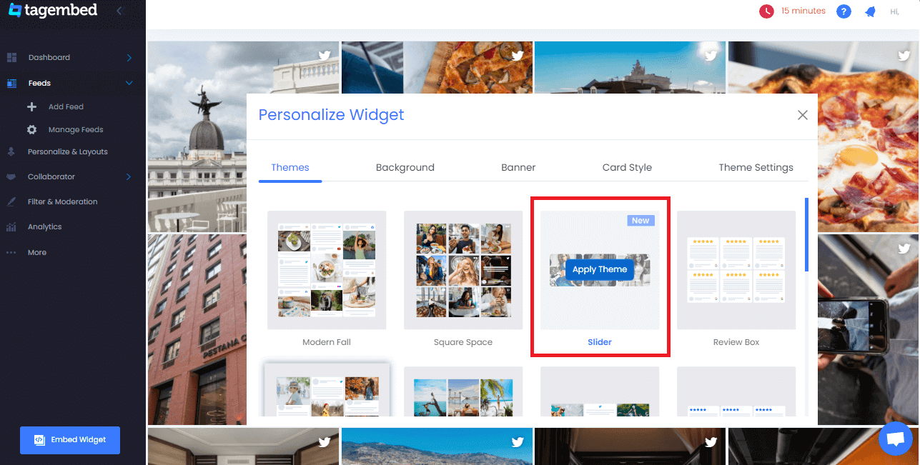 How To Embed Twitter Slider Widget On WordPress site?