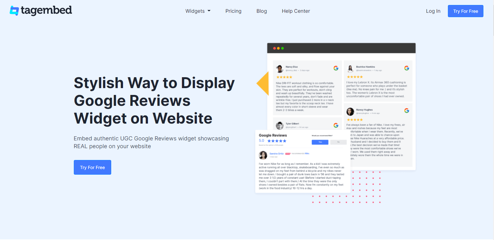 Add Google Review Widget On site Free (in 1 minute)