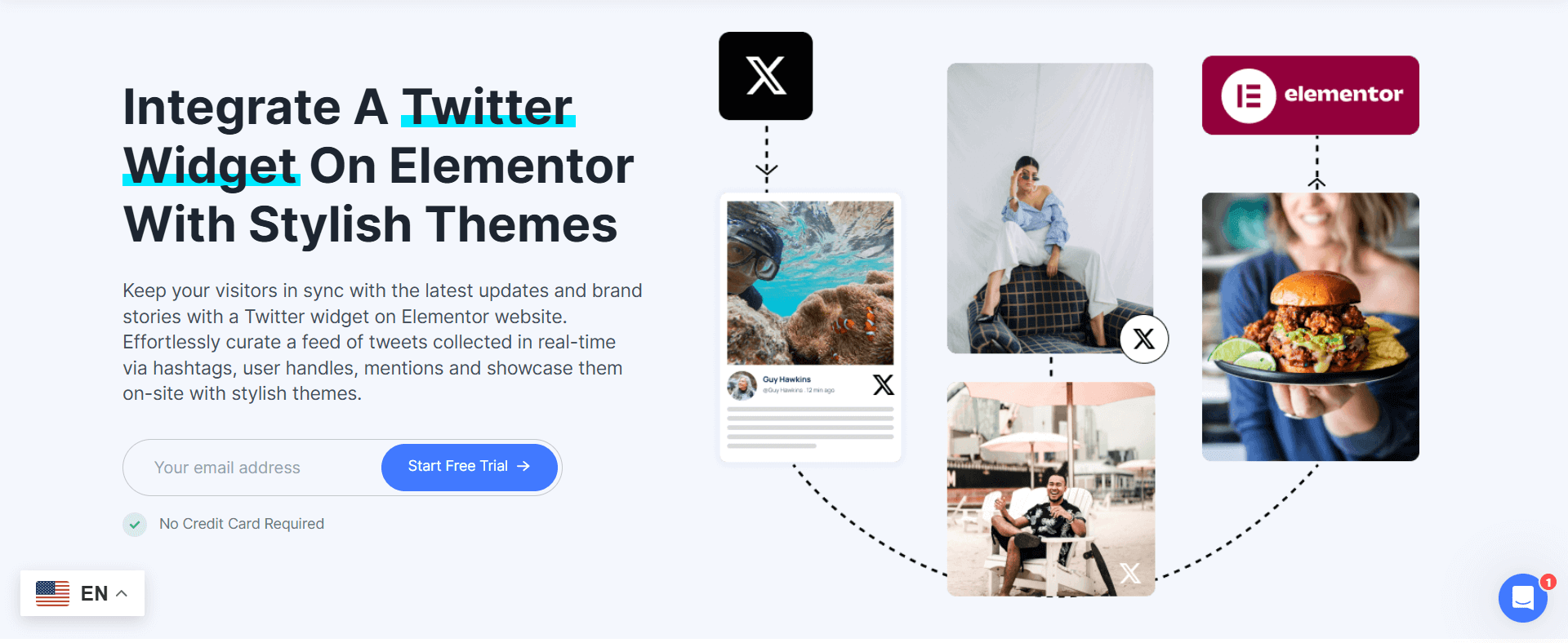 Integrate A Twitter Widget On Elementor With Stylish Themes(09)