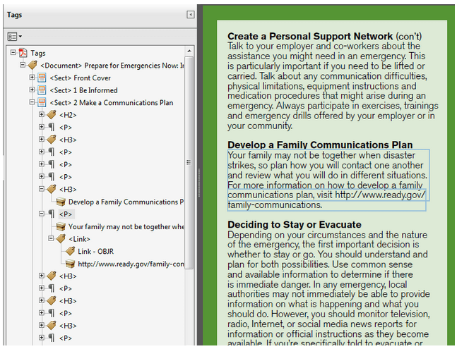 Tagged PDF What is a Tagged PDF? Accessibility is the right thing