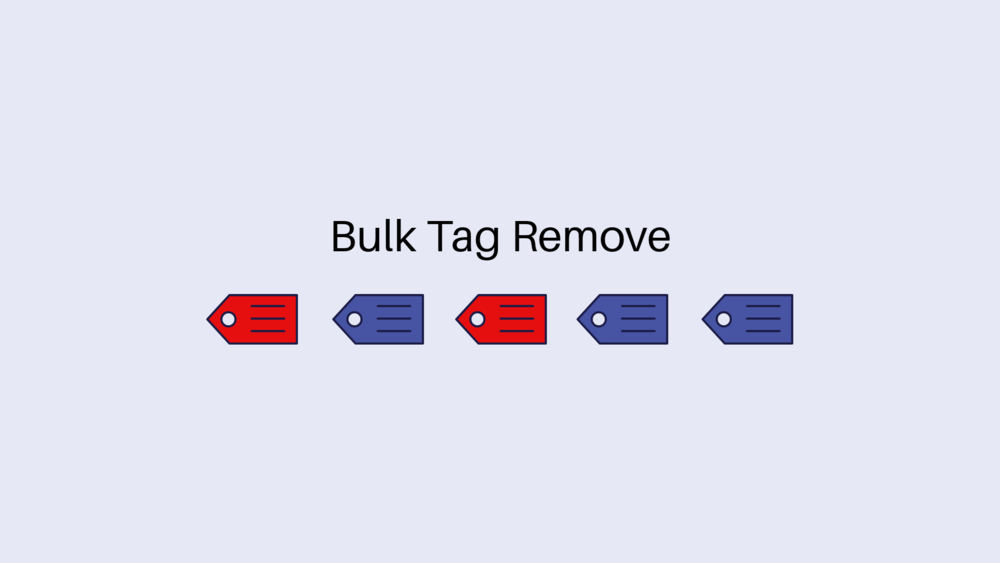 Bulk Tag Remove For Shopify Tag Genie for Shopify