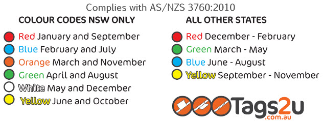 TEST TAG COLOUR
